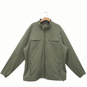 Eddie Bauer Travex Jacket Mens 2XL Green Softshell Full Zip Softshell Travel